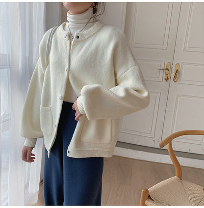Cardigan pour femme Sora | Tricot douillet, coupe décontractée avec poches avant