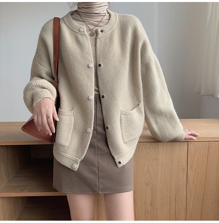 Cardigan pour femme Sora | Tricot douillet, coupe décontractée avec poches avant