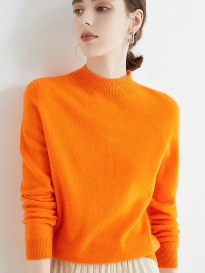 Sora Women's Pullover | Mock Neck, Soft Knit
