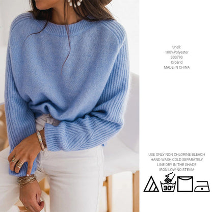 Sora Women's Sweater | Ribbed Knit, Casual Style