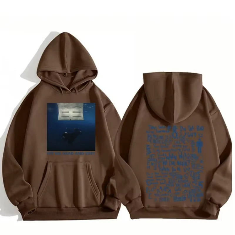 Sweat à Capuche Slim en Polyester avec Imprimé Graphique pour Homme – Confort et Style Urbain 4