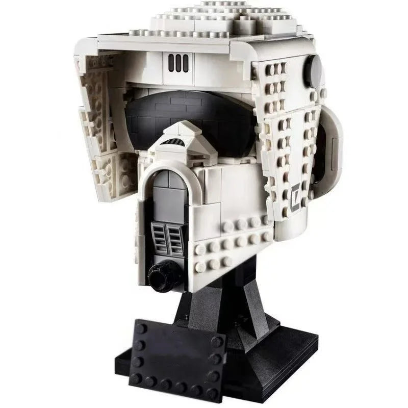 TIE Fighter Pilot Helmet Building Blocks Set – Star Wars Inspired Toy for Creative Play