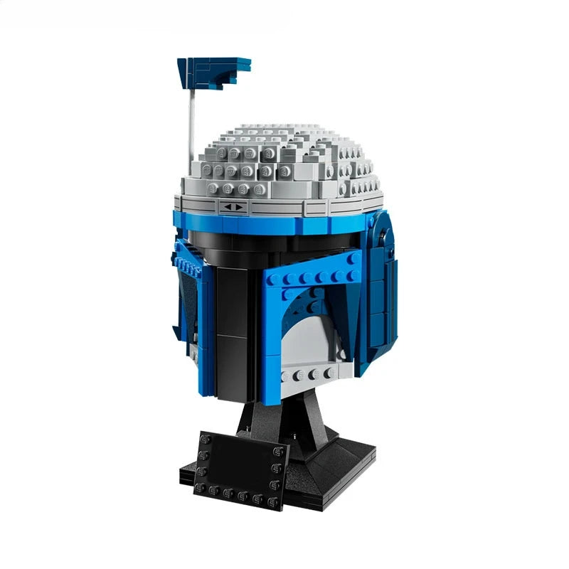 TIE Fighter Pilot Helmet Building Blocks Set – Star Wars Inspired Toy for Creative Play