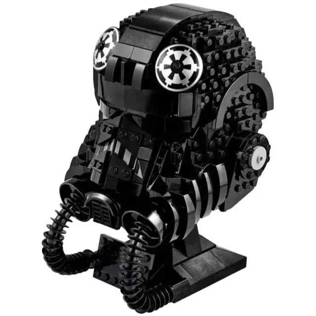 TIE Fighter Pilot Helmet Building Blocks Set – Star Wars Inspired Toy for Creative Play