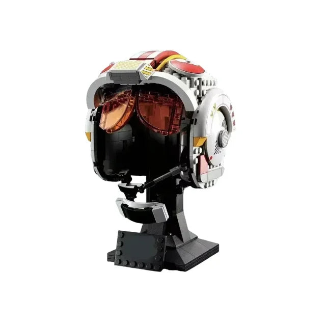 TIE Fighter Pilot Helmet Building Blocks Set – Star Wars Inspired Toy for Creative Play