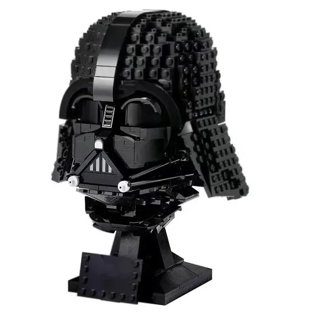 TIE Fighter Pilot Helmet Building Blocks Set – Star Wars Inspired Toy for Creative Play