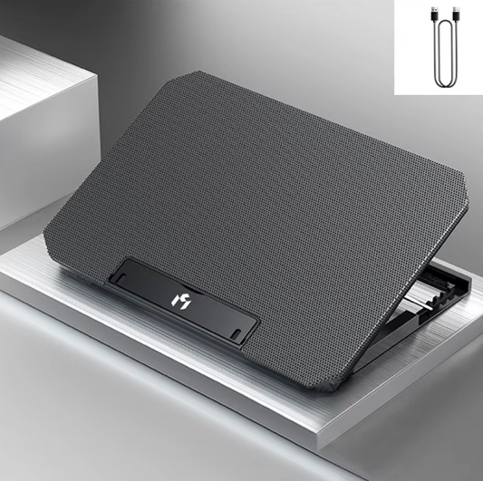 Cooling Pad for 17-inch Laptop with LED Screen and 2 USB Ports