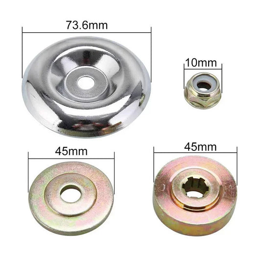 Universal Steel Cutting Head with Metal Brush – 6/8 Inches for Straight Shaft Brush Cutter