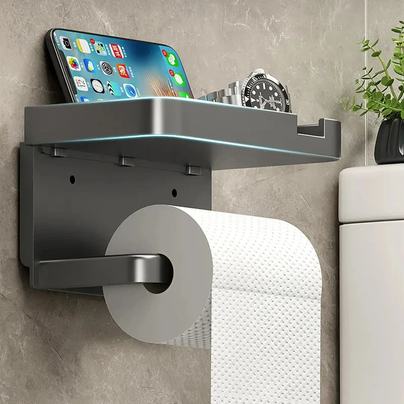 Tidy Toilet Paper Holder | Versatile Plastic Storage Rack