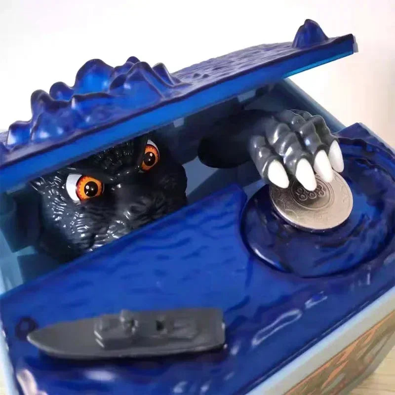 Tirelire en résine Godzilla pour enfants – Décoration unique et cadeau d'anniversaire