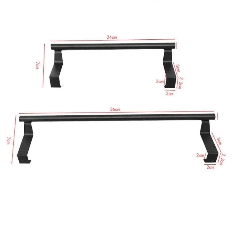 Tova Towel Rack | Stainless Steel Over Cabinet Hand Towel Holder