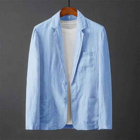Lightweight Men's Blazer Jacket in Breathable Fabric – Casual Fit for Casual and Formal Occasions
