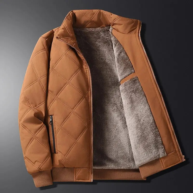 Veste coupe-vent pour homme avec doublure en polaire – Idéale pour la randonnée et les activités de plein air