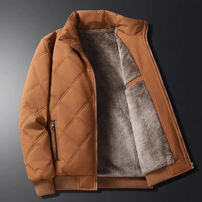 Veste coupe-vent pour homme avec doublure en polaire – Idéale pour la randonnée et les activités de plein air