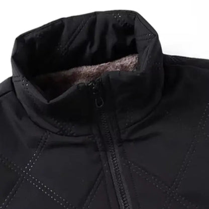 Veste coupe-vent pour homme avec doublure en polaire – Idéale pour la randonnée et les activités de plein air
