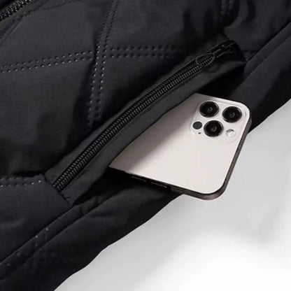 Veste coupe-vent pour homme avec doublure en polaire – Idéale pour la randonnée et les activités de plein air