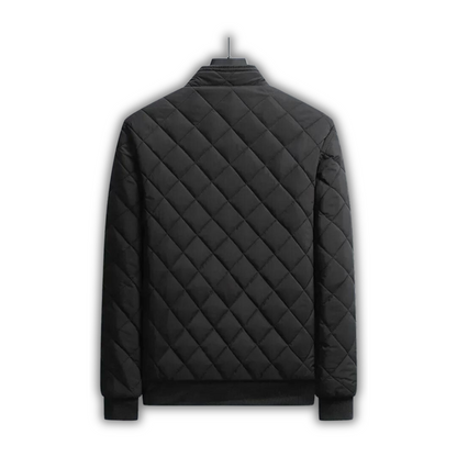 Quilted Insulated Jacket for Men with Fleece Lining – Winter Bomber