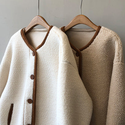 Wanda Fleece Coat | Boxy, Cozy Polyester