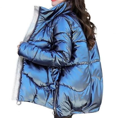 Wanda Puffer Jacket | Glossy Shell, LED Lighting