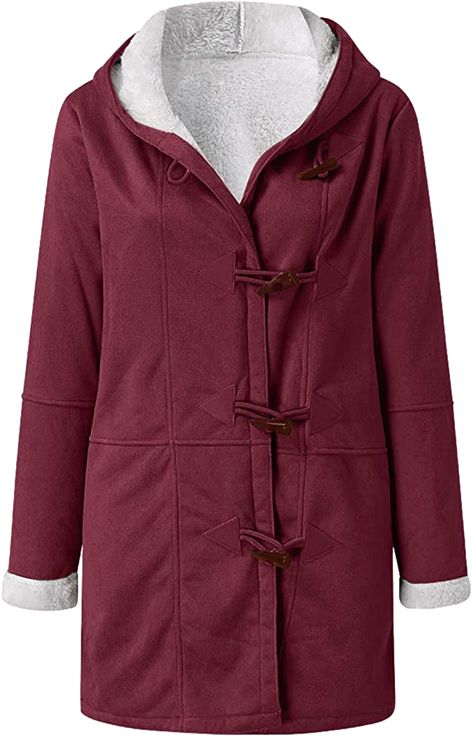 Wanda Winter Jacket | Hooded, Faux-Suede