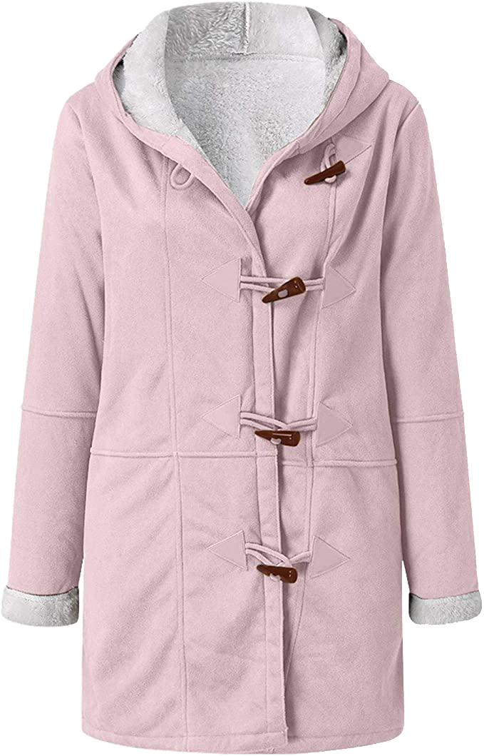 Wanda Winter Jacket | Hooded, Faux-Suede