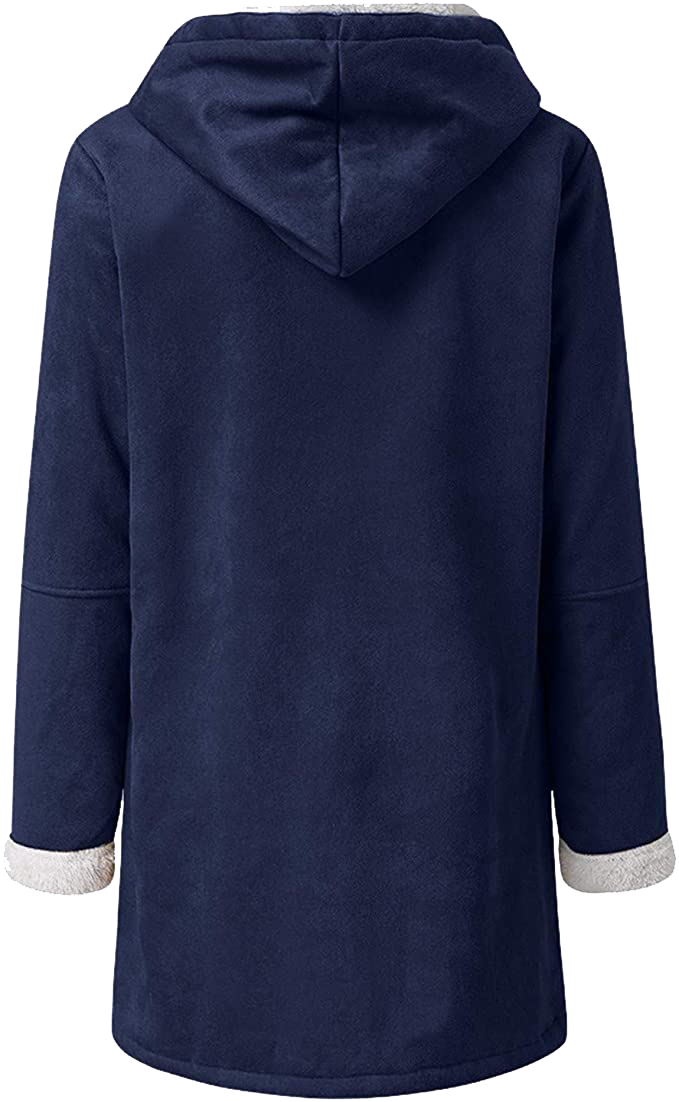 Wanda Winter Jacket | Hooded, Faux-Suede