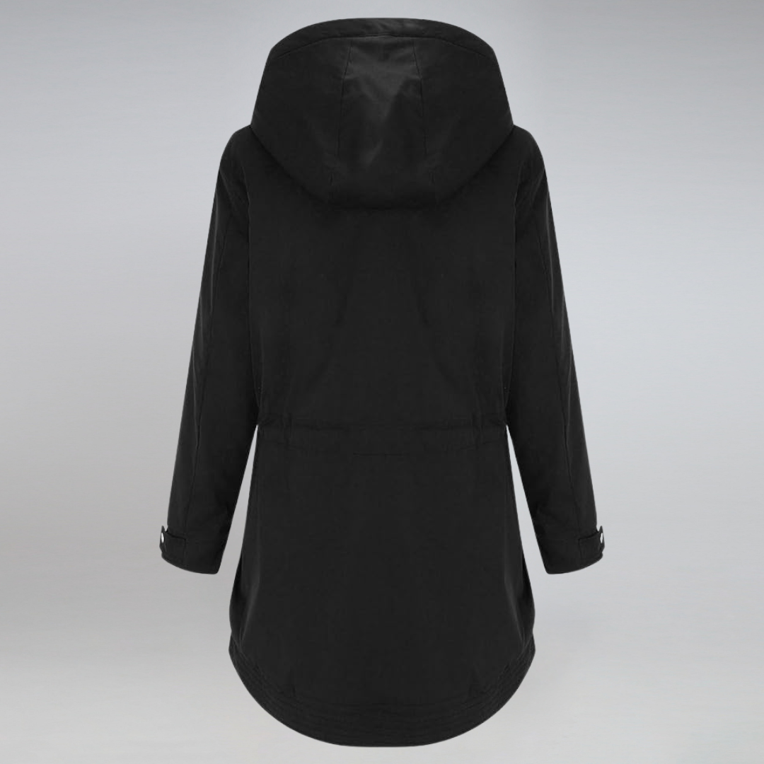 Wandora Parka Jacket | Mid-Thigh, Faux Shearling Lined