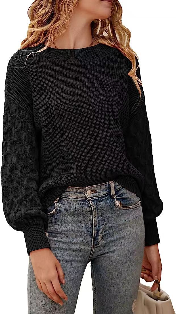 Pull Wendy en grosse maille | Manches douillettes et texturées