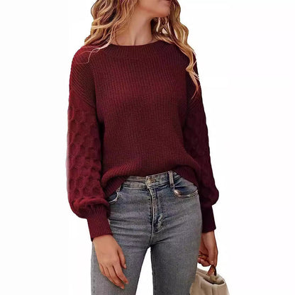 Pull Wendy en grosse maille | Manches douillettes et texturées