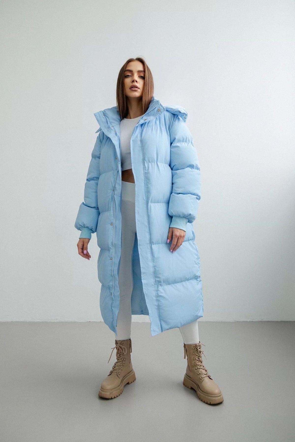 Wendy Puffer Coat | Longline, Cotton-Filled