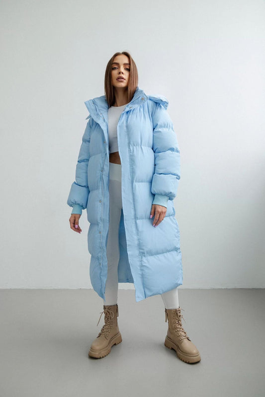 Wendy Puffer Coat | Longline, Cotton-Filled