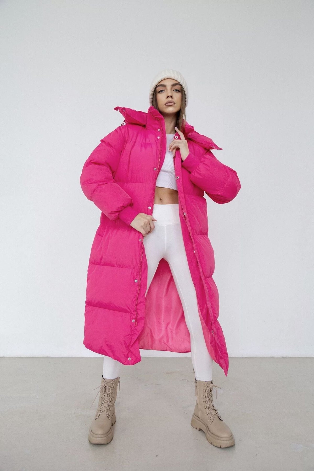 Wendy Puffer Coat | Longline, Cotton-Filled