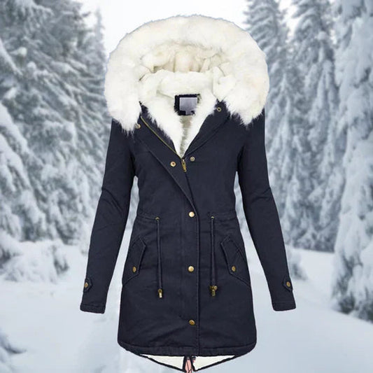 Willa Women's Parka | Longline, Faux Fur Trimmed