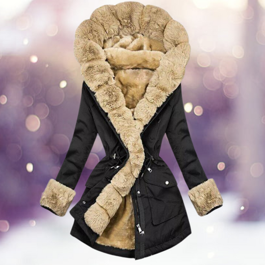 Wina Parka | Faux Fur Lined, Tailored Silhouette