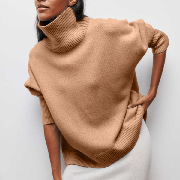 Wina Turtleneck Sweater | Relaxed Wool Blend