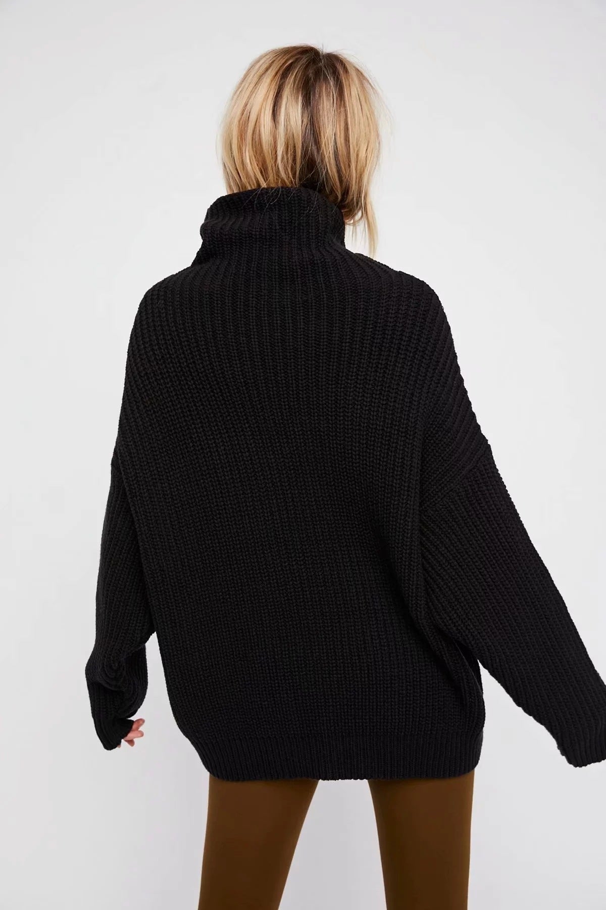 Pull douillet Winnie | Tricot gaufré ample, mélange de coton