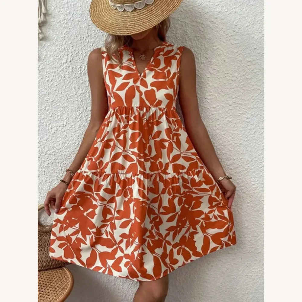 Robe longue pour femme à col en V avec imprimé floral – Élégante et confortable pour les soirées et les occasions décontractées