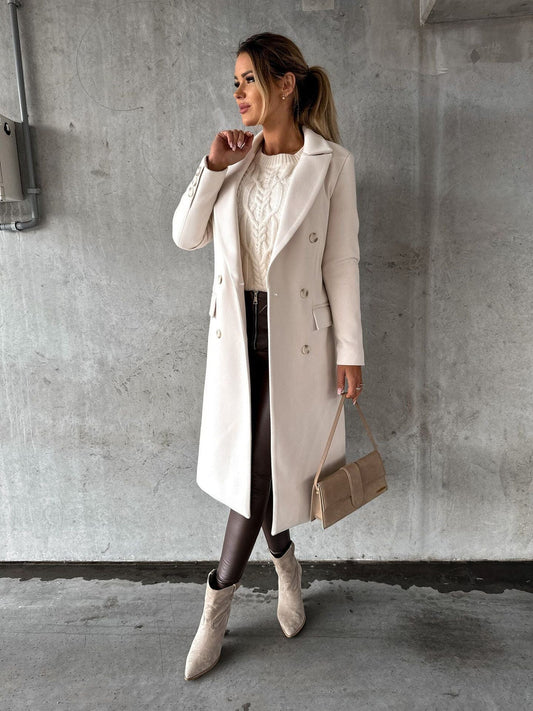 Wynter Classic Coat | Double-Breasted Wool Blend