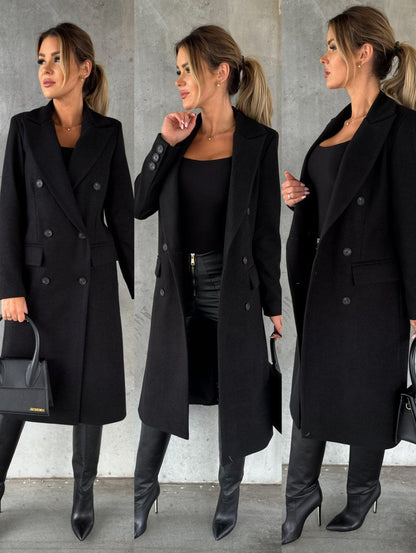 Wynter Classic Coat | Double-Breasted Wool Blend