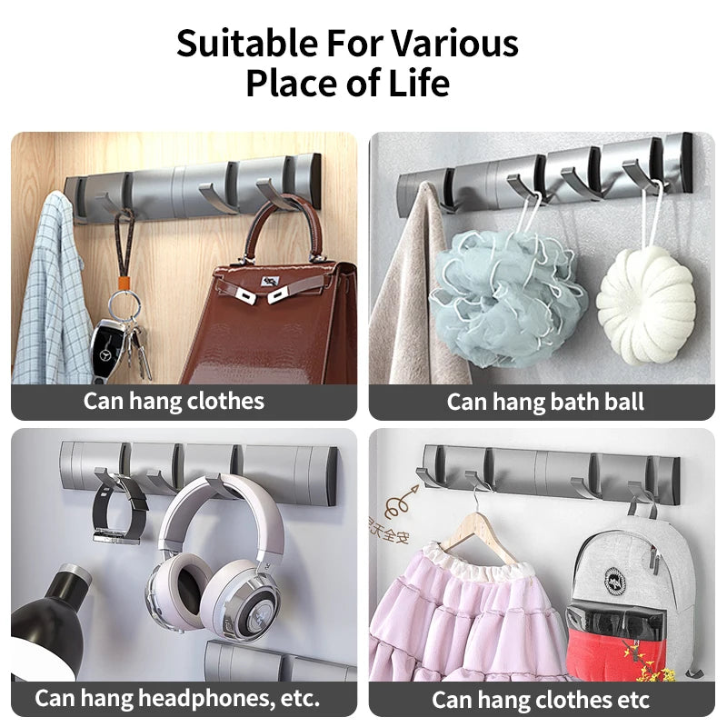Yumi Towel Rack | Nail-Free, Space-Saving Design