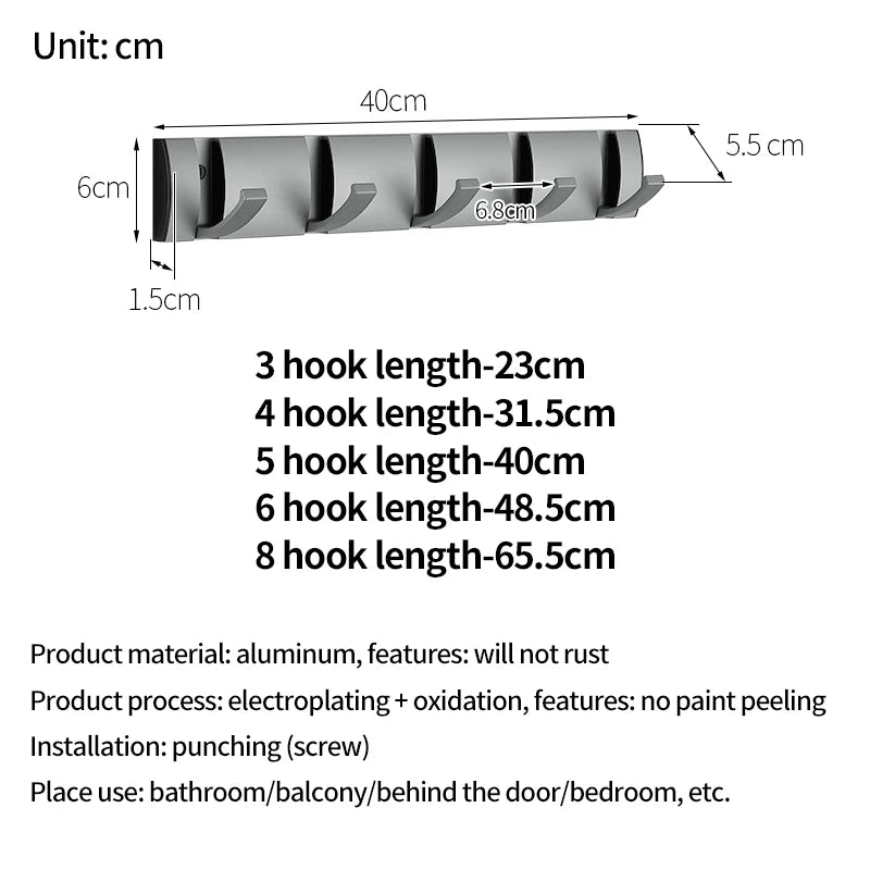 Yumi Towel Rack | Nail-Free, Space-Saving Design