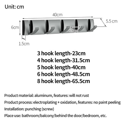 Yumi Towel Rack | Nail-Free, Space-Saving Design