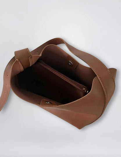 Sac à épaule élégant pour femme en cuir synthétique pour ordinateur portable 13 pouces - Compact et pratique