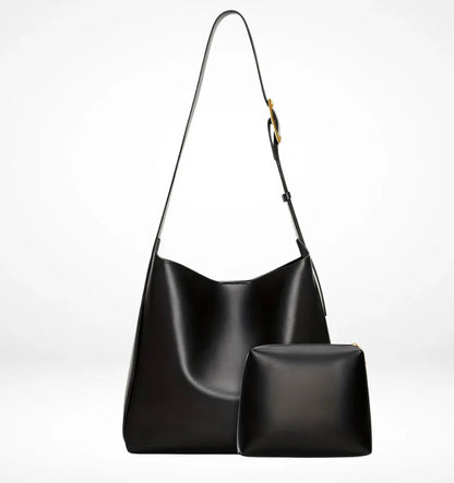 Sac à épaule élégant pour femme en cuir synthétique pour ordinateur portable 13 pouces - Compact et pratique