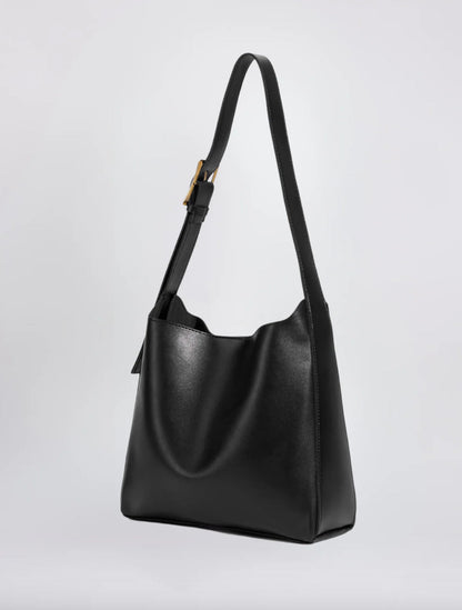 Sac à épaule élégant pour femme en cuir synthétique pour ordinateur portable 13 pouces - Compact et pratique