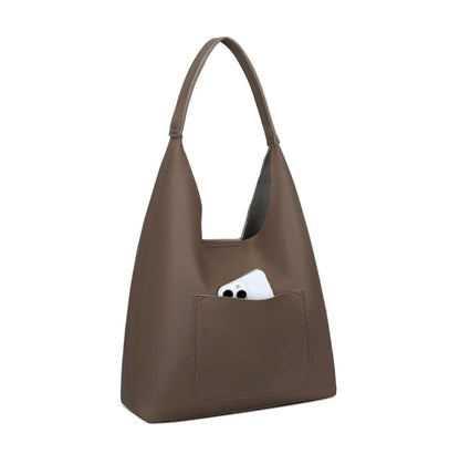Sac Hobo pour Femme en Cuir Végétal Élégant avec Intérieur Polyvalent – Design Chic et Résistant pour Toutes Occasions