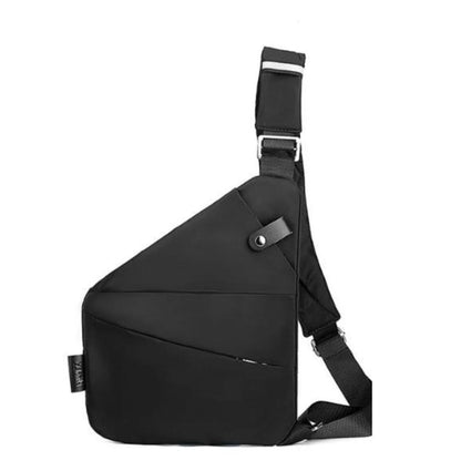 Women's Anti-Theft Nylon Bag with Stripes – Practical and Elegant, Handbag and Shoulder Bag for Outings and Travel
