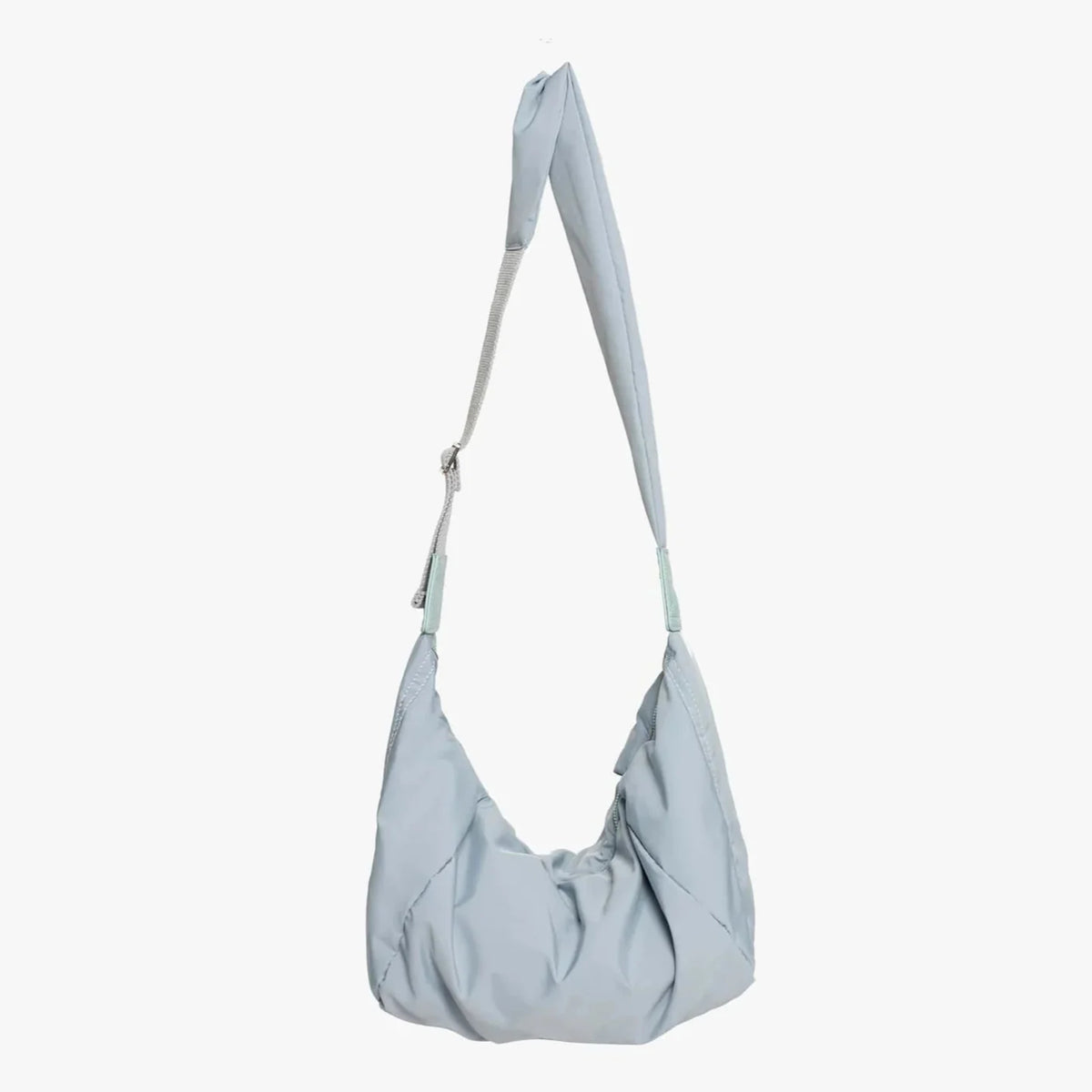 Grand sac d'épaule pour femme en nylon résistant avec bandoulière réglable – Sac décontracté ultra-léger pour un usage quotidien
