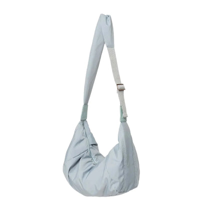 Grand sac d'épaule pour femme en nylon résistant avec bandoulière réglable – Sac décontracté ultra-léger pour un usage quotidien