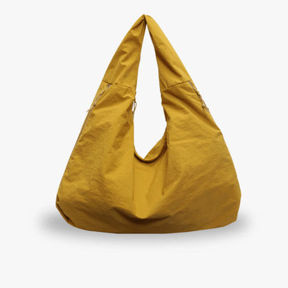 Sac Hobo Extra Large pour Femme en Nylon Recyclé – Sac Pratique et Écologique avec Poches et Bandoulière Confortable